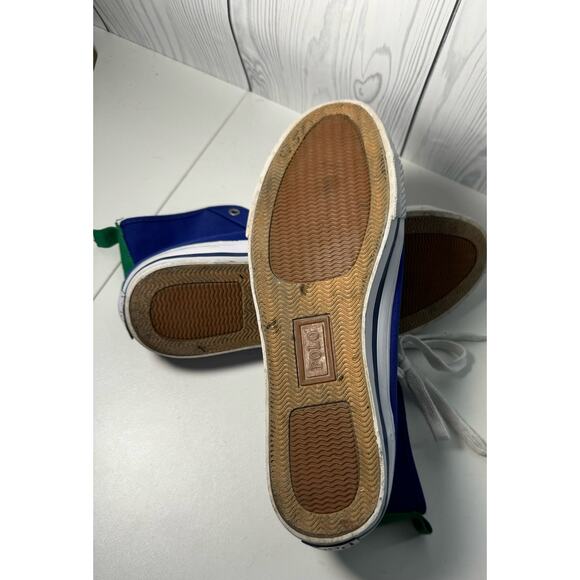 Ralph Lauren Polo 67 Italy Rudy Blue High Top  Men Size 11D Sneakers (READ) - Picture 7 of 11